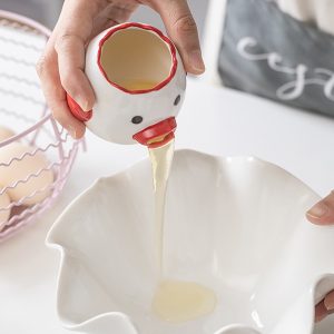 Ceramics Cartoon Duck Egg Yolk White Separator Tool
