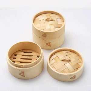 Mini Bamboo Dumpling Steaming Set