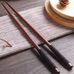 Japanese Natural Chestnut Wood Sushi Chopsticks